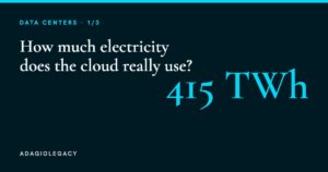 How much electricity does the cloud really use?